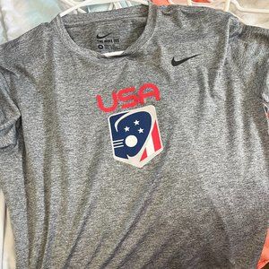 NEVER WORN nike USA lacrosse Long Sleeve